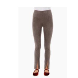 Suede leggings